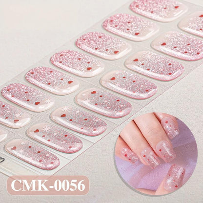 UV-Free Gel Nail Wraps | 5-Minute Salon-Shine Manicure