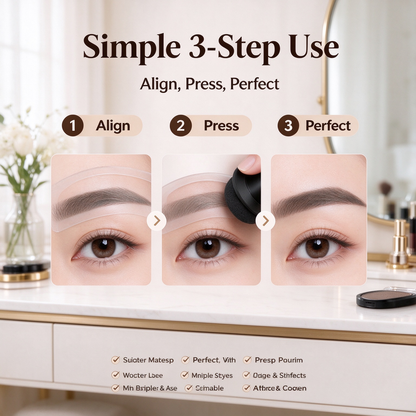 Eyebrow Stamp Powder Kit