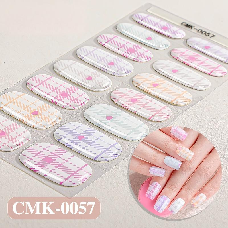 UV-Free Gel Nail Wraps | 5-Minute Salon-Shine Manicure