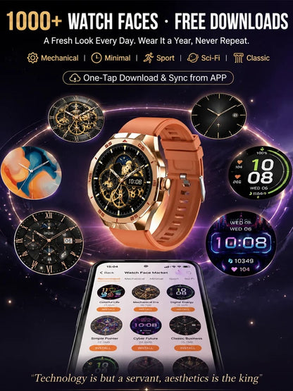 Stylish multi-functional sports monitoring watch