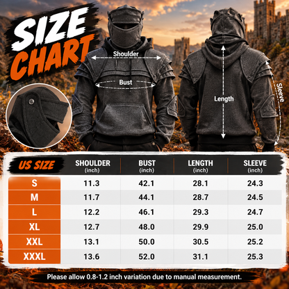🖤Heavyweight Layered-Look Hoodie – Modern Street Style