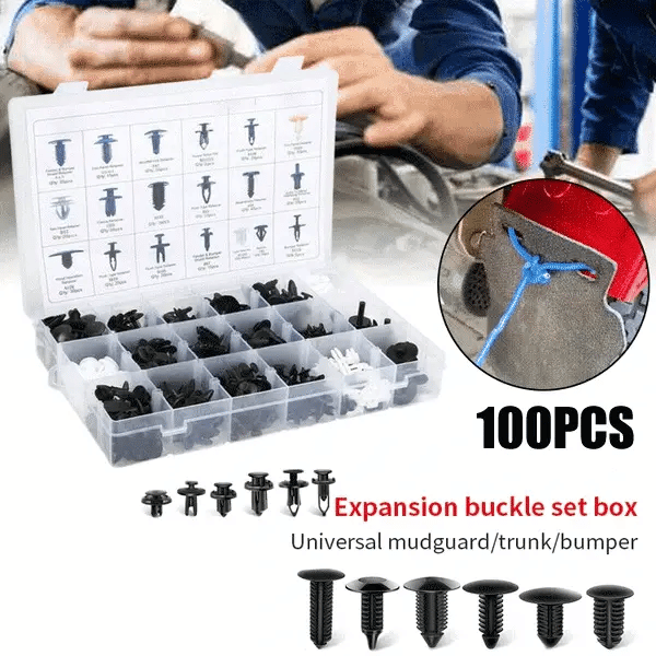 🔥100pcs Car Clip Set + FREE Removal Tool