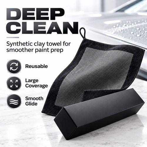 🚗 Synthetic Clay Towel – Deep Clean Car Paint & Remove Contaminants