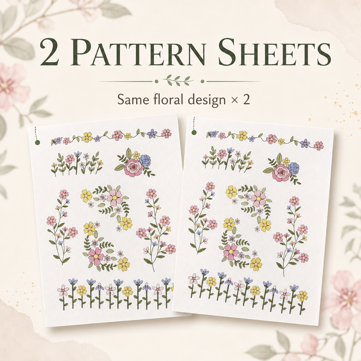 Printable Water-Soluble Sticky Embroidery Stabilizer🪡