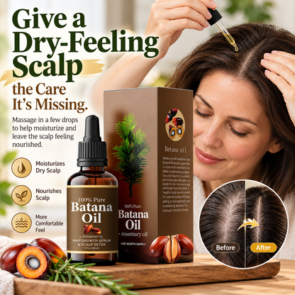 🌿 Batana & Rosemary Hair Oil Serum – Nourish Your Scalp & Revive Your Shine