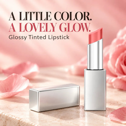 💄 Glossy Tinted Lipstick ✨ Sheer Color & Luminous Shine — 4 Shades