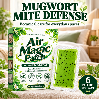 🌿 Mugwort Mite Defense Patches – Botanical Home Care, 6-Pack
