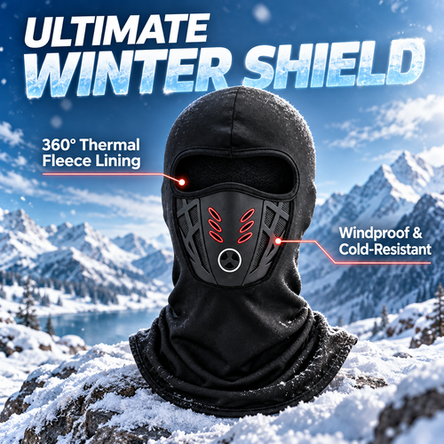 ❄️Warm fleece fabric balaclava face mask