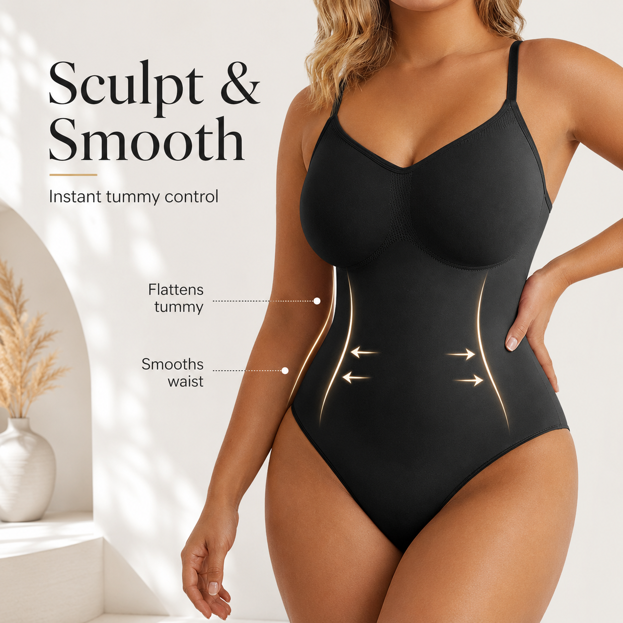 🖤 Seamless Tummy Control Shaping Bodysuit