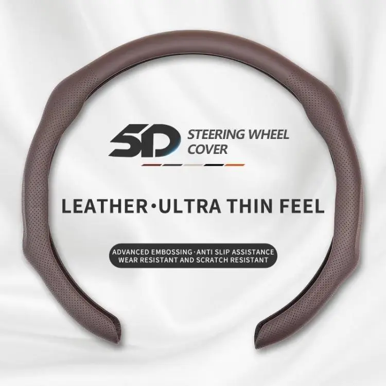 🚗 Napa Leather Steering Wheel Cover – Ultra-Thin Comfort ✨