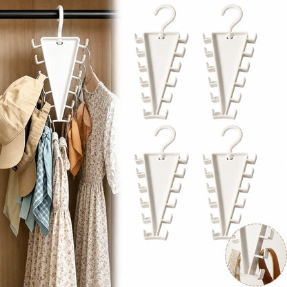 V-Shaped Double-Sided Closet Organizer Hanger