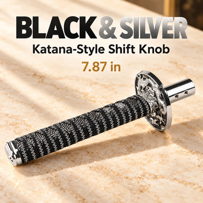 Katana-Style Shift Knob 🗡️ Cord-Wrapped Interior Upgrade