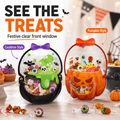 🎃 Stand-Up Halloween Goodie Bags
