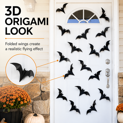 Glowing 3D Halloween Bat Decor 🦇🎃