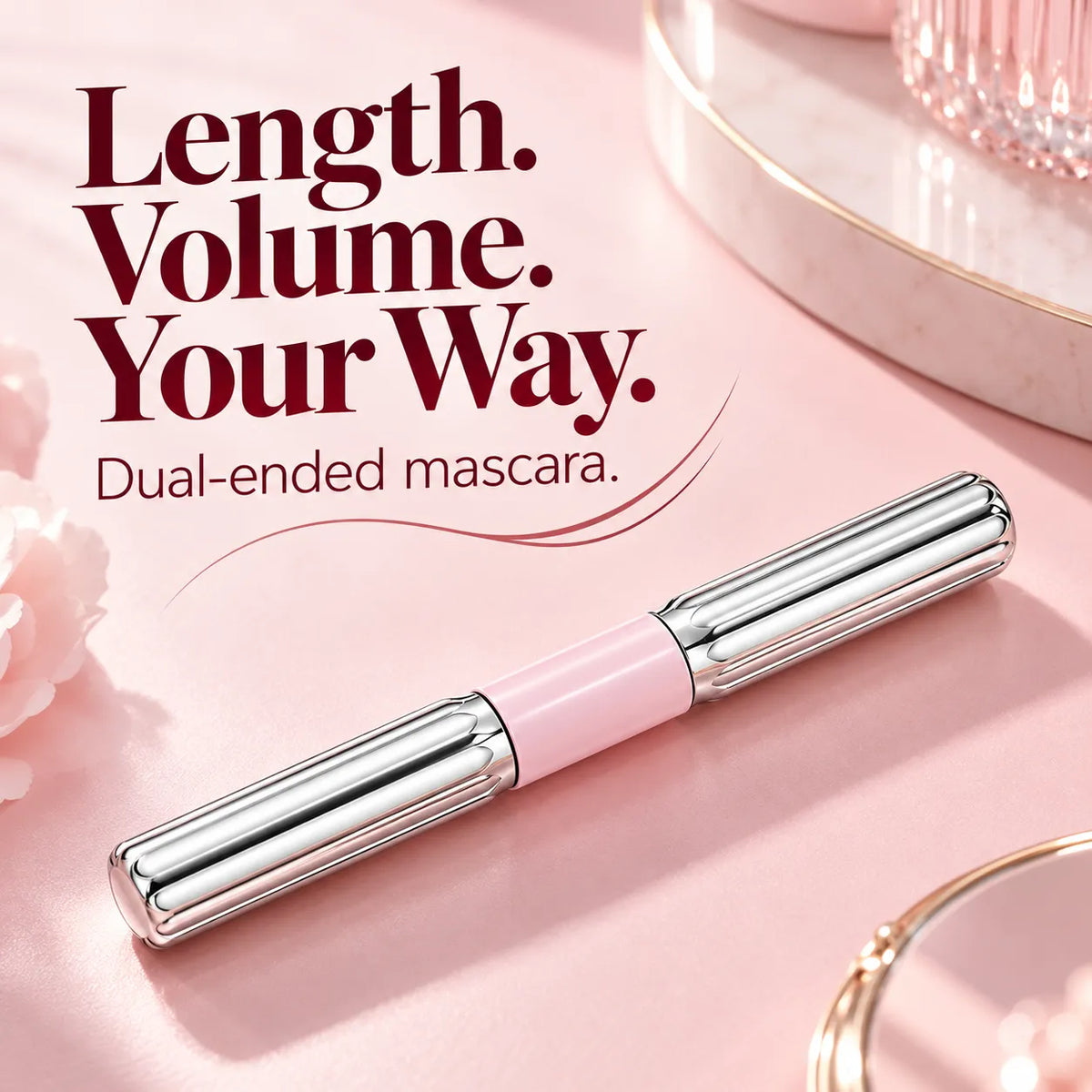 ✨ 2-in-1 Dual-Ended Mascara — Length & Volume, Your Way