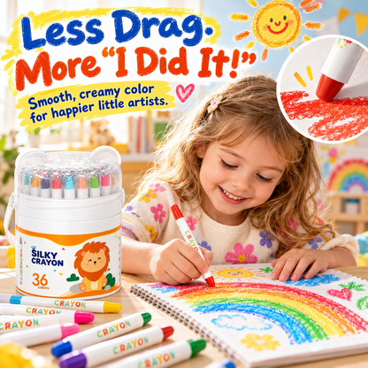 🎨 Washable Silky Twist-Up Crayons