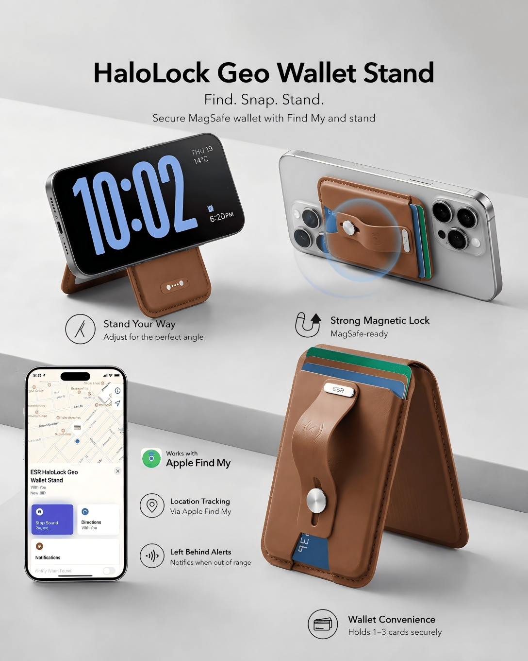 Magnetic Wallet: Smart, Secure, Trackable. Elevate Your Everyday Carry!