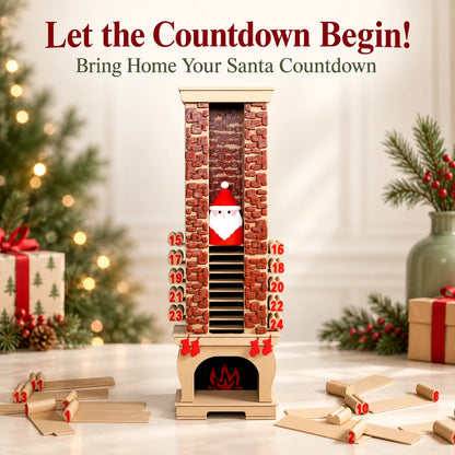 Santa Chimney Advent Calendar – 24-Day Christmas Countdown 🎄
