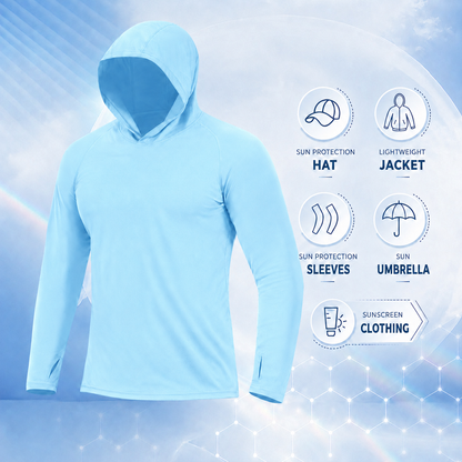 Unisex Summer Ice-Silk Sun Protection Hoodie☀️