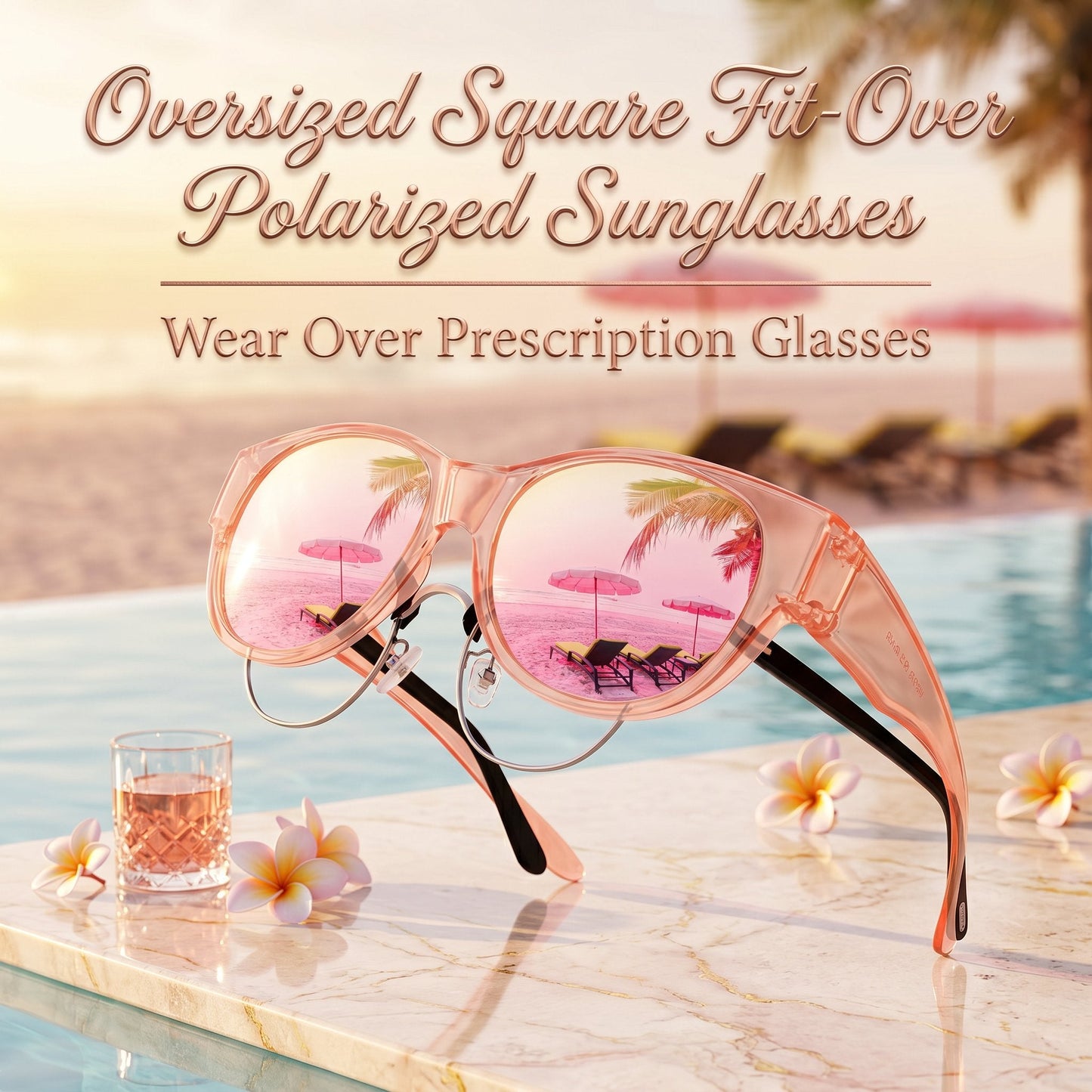 🔥Last Day 49% OFF - 🕶️ Oversized Square Fit-Over Polarized Sunglasses