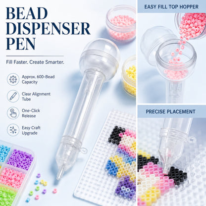 ✨ Push Bead Dispenser Pen 🎨