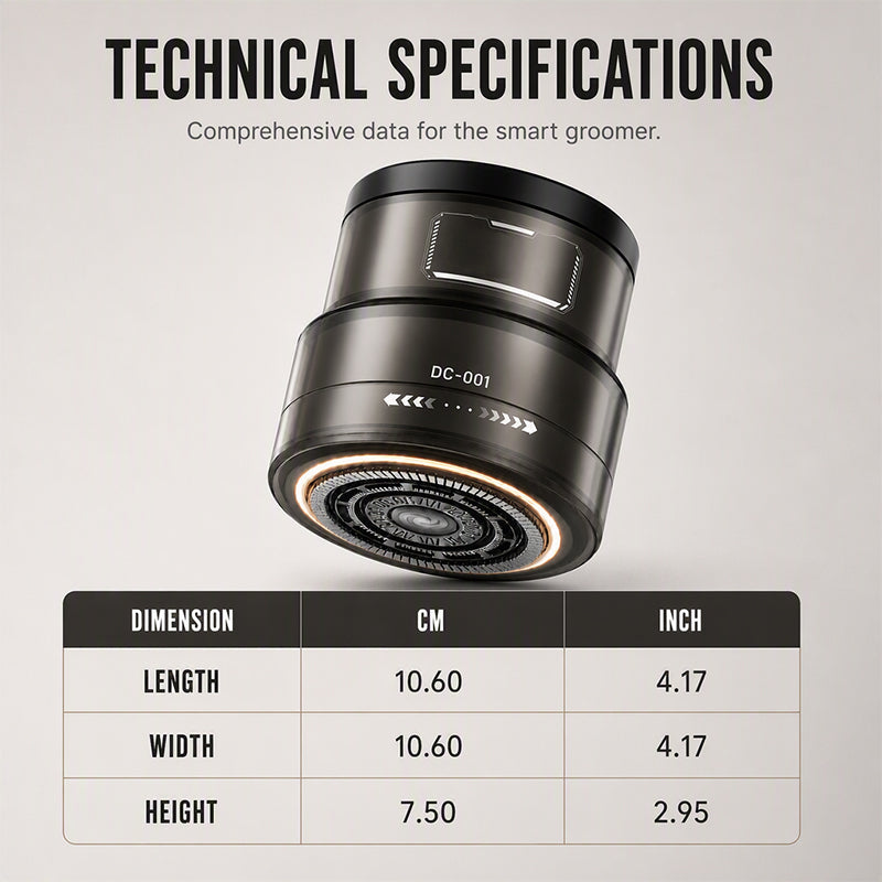 ⏰2-in-1 Smart Electric Bald Head Shaver and Beard Trimmer