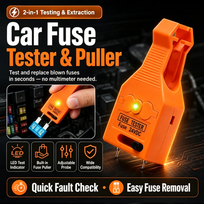 2-in-1 Car Fuse Tester & Puller