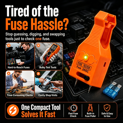 2-in-1 Car Fuse Tester & Puller