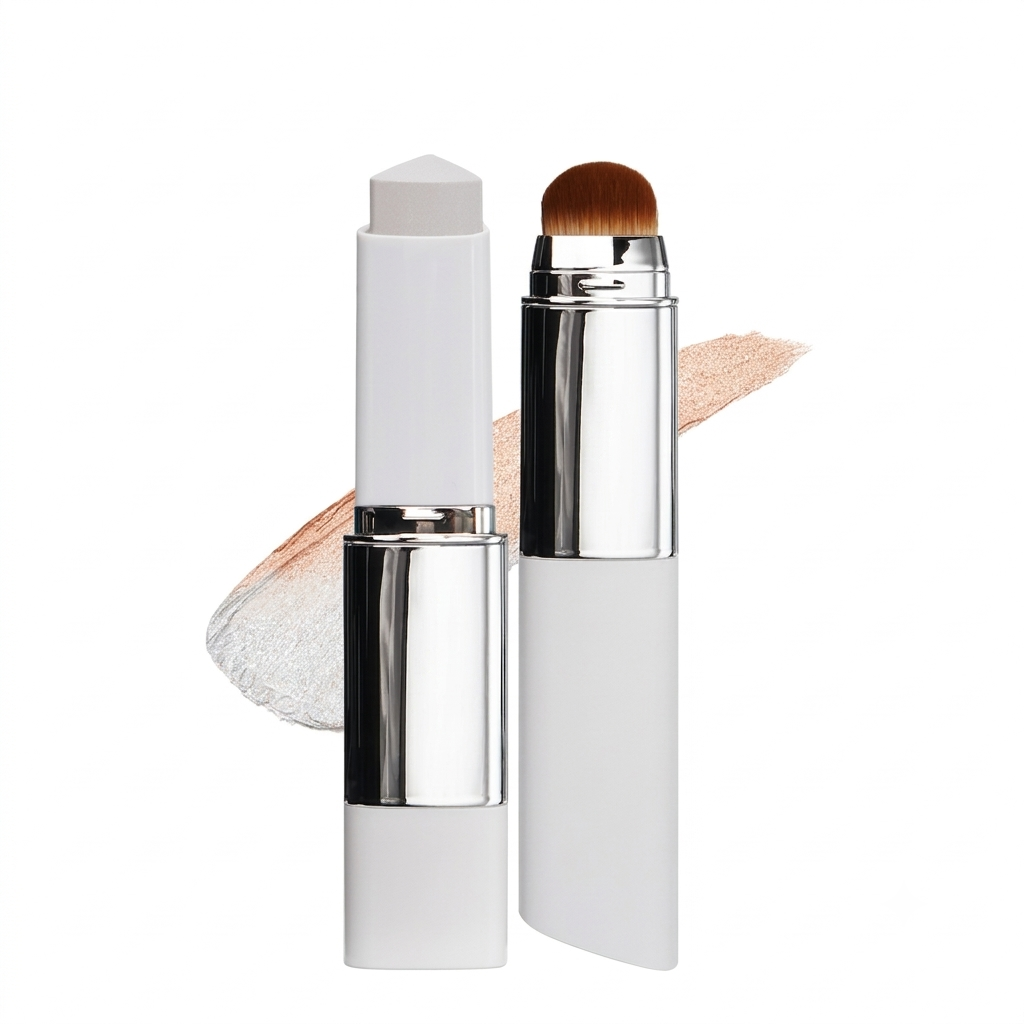 ♀️2-in-1 Color Changing Foundation Stick with Brush 💧 Collagen Infused🤎