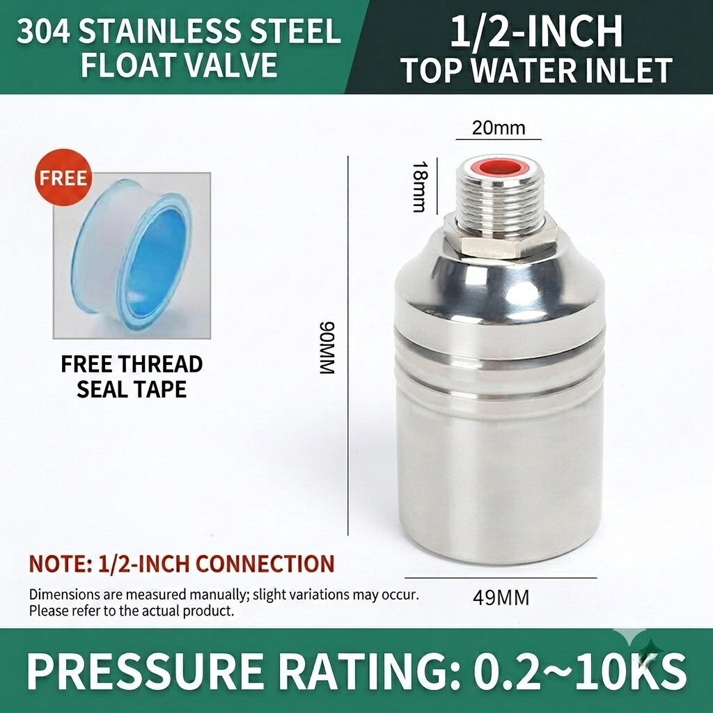💧Automatic Water Level Control Valve | 🛡️304 Stainless Steel🌊