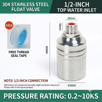 💧Automatic Water Level Control Valve | 🛡️304 Stainless Steel🌊