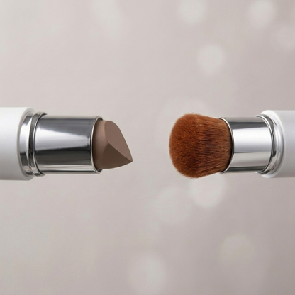 ♀️2-in-1 Color Changing Foundation Stick with Brush 💧 Collagen Infused🤎