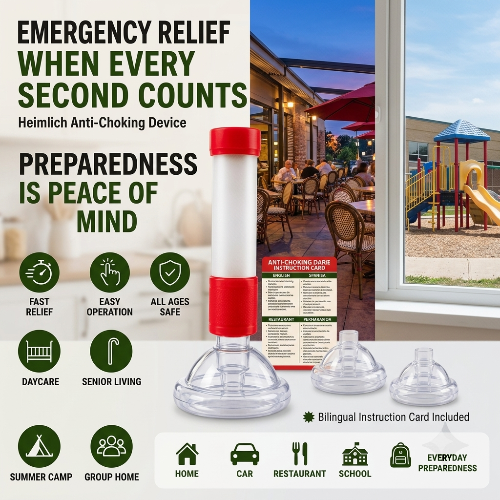 🚨Emergency Anti Choking Device Kit | Home Airway Clearance Protection👪