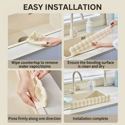 ✨Silicone Sink Splash Guard with Suction Cups | Dry Countertop Barrier🌿