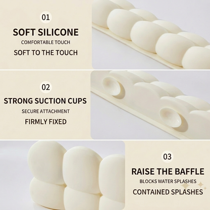 ✨Silicone Sink Splash Guard with Suction Cups | Dry Countertop Barrier🌿