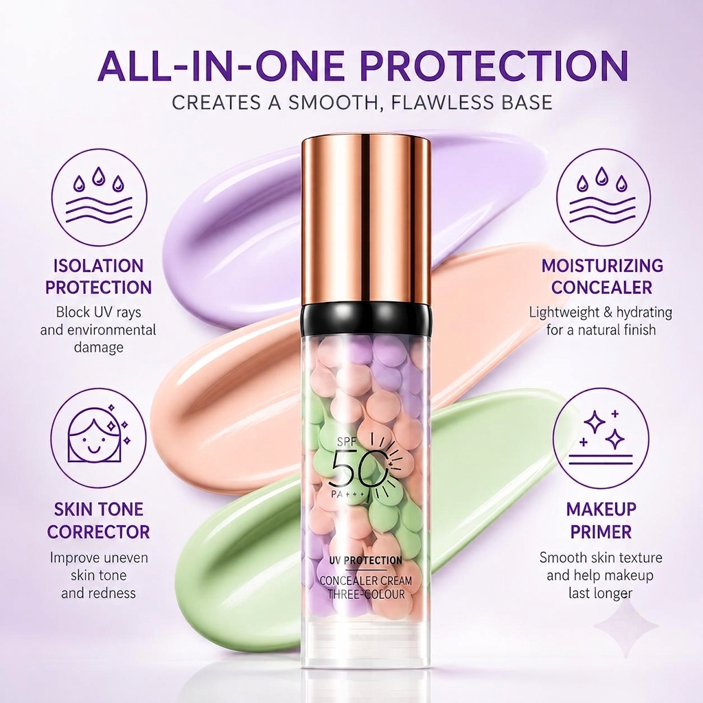 3-in-1 Color Correcting Primer with SPF 50 PA+++ | Hydrate & Protect