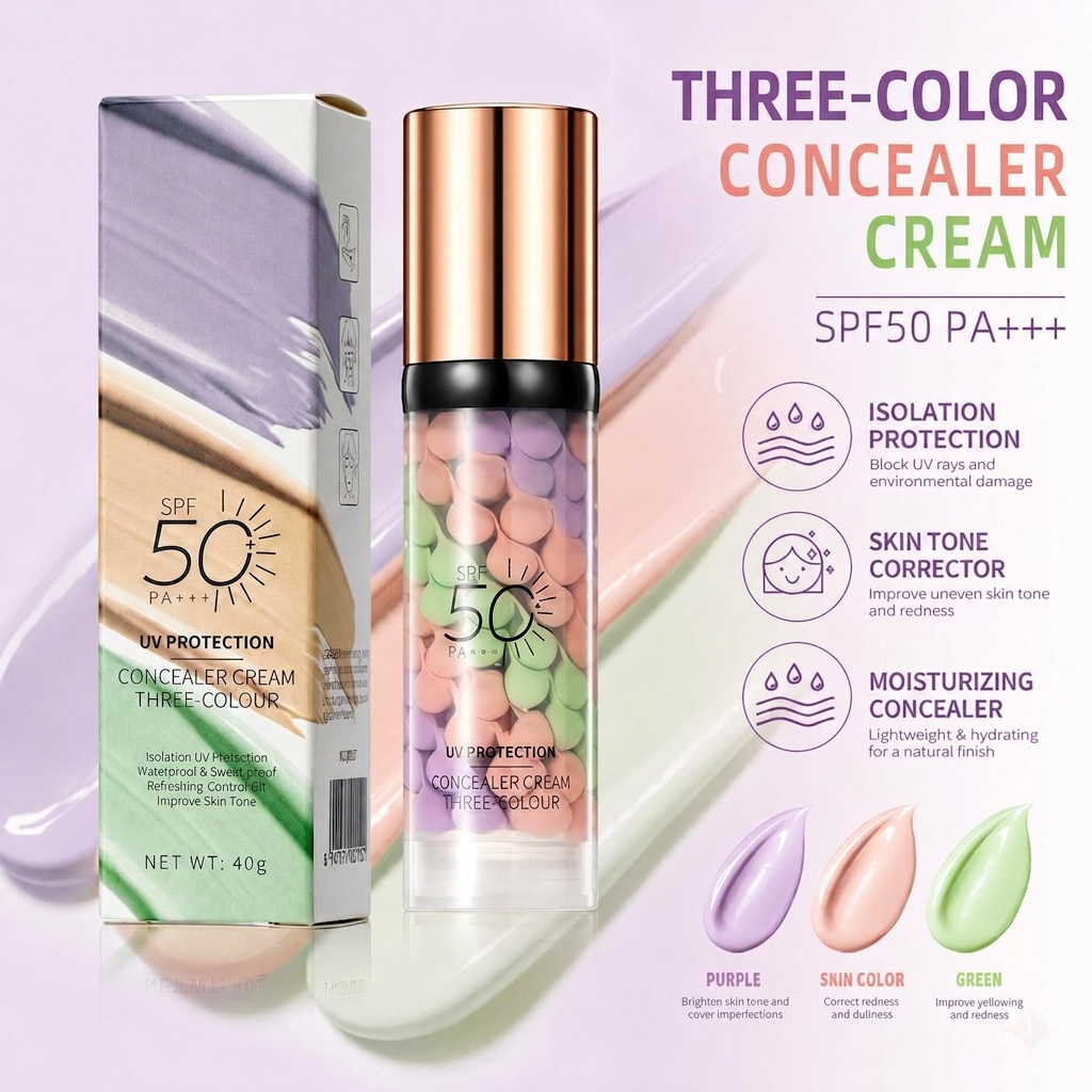 3-in-1 Color Correcting Primer with SPF 50 PA+++ | Hydrate & Protect