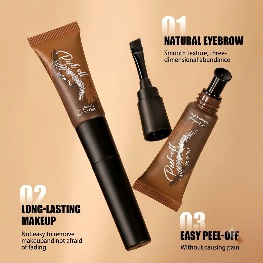 💧Long-Lasting Peel-Off Eyebrow Tint Gel - Waterproof & Sweatproof✨