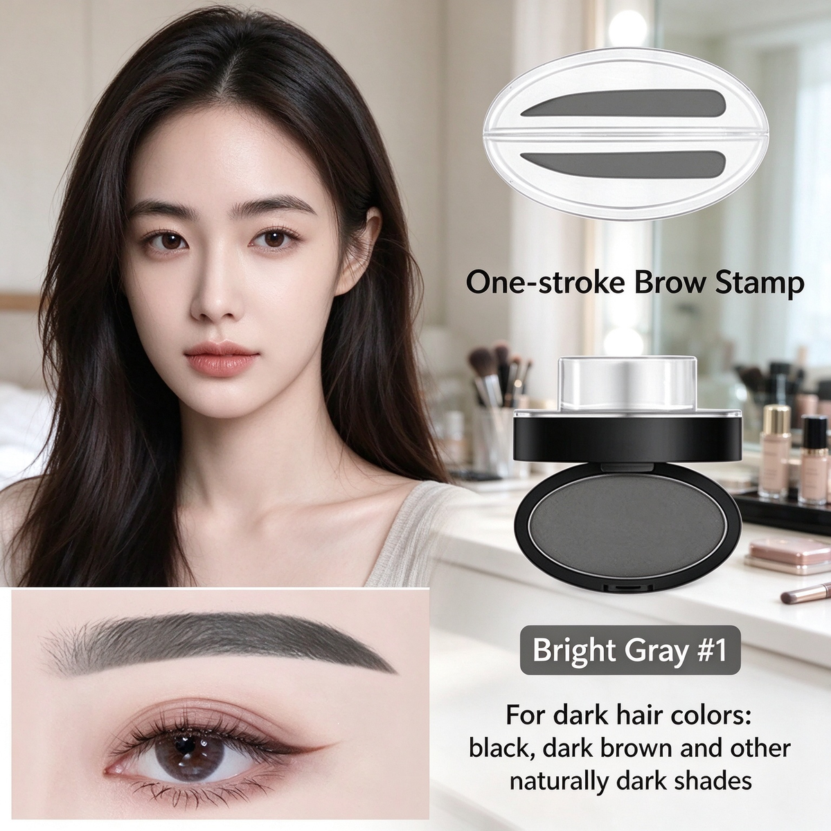 Eyebrow Stamp Powder Kit