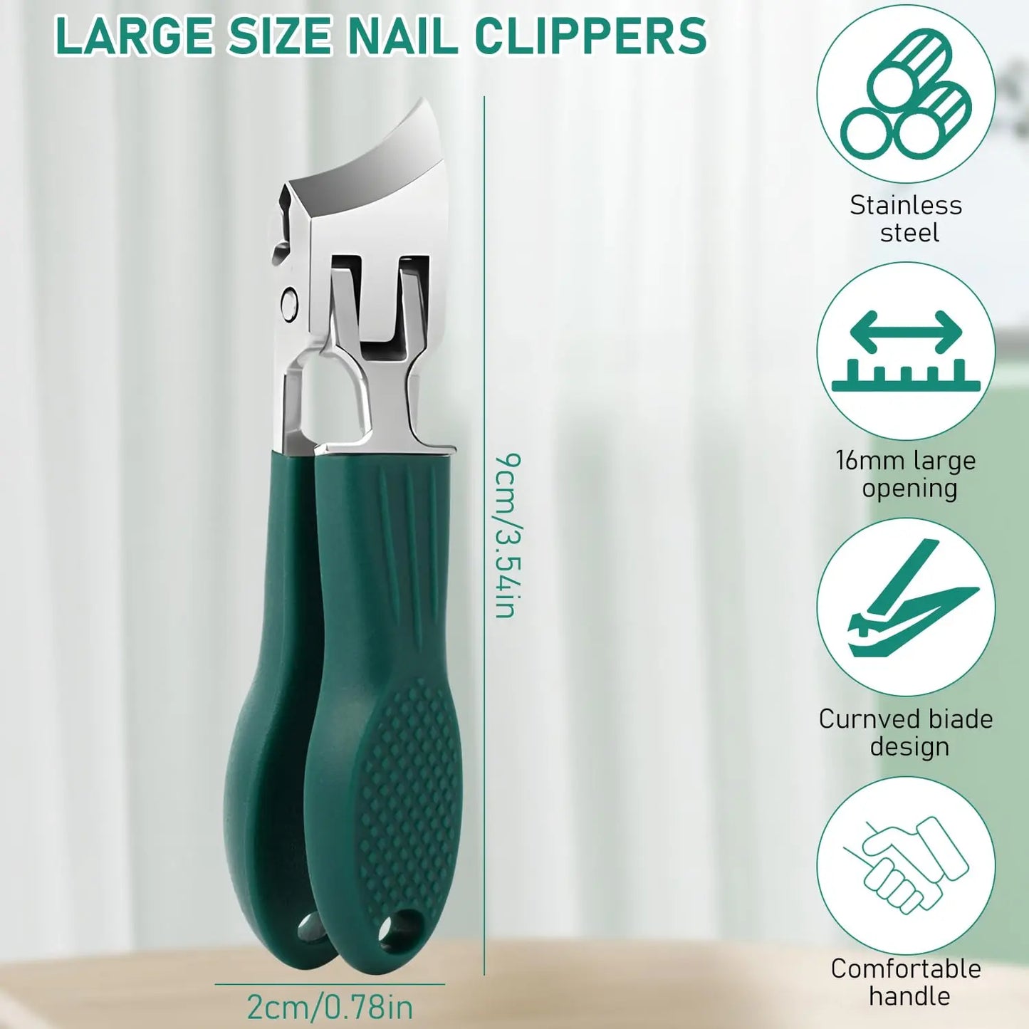🔥HOT SALE 55% OFF – 3PCS Slanted Nail Clipper Set