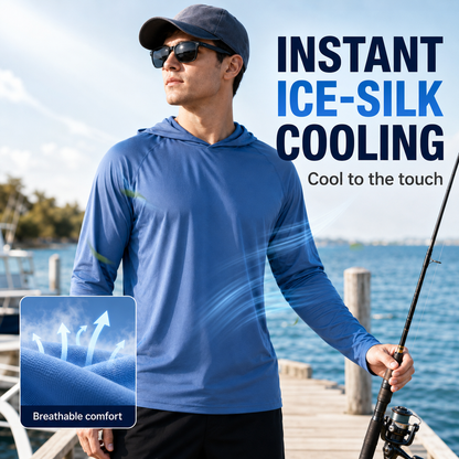 Unisex Summer Ice-Silk Sun Protection Hoodie☀️