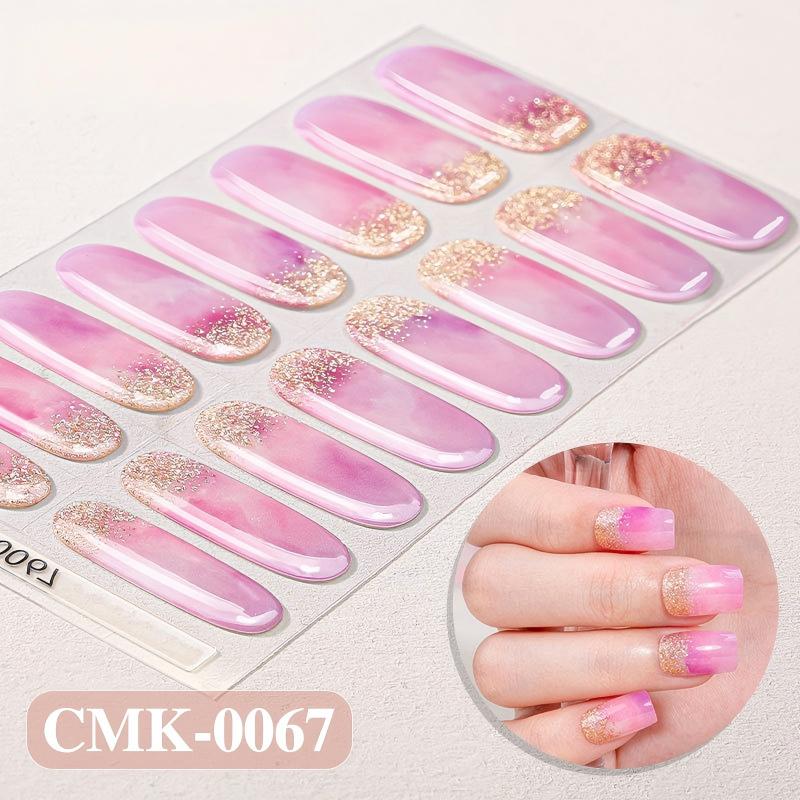 UV-Free Gel Nail Wraps | 5-Minute Salon-Shine Manicure