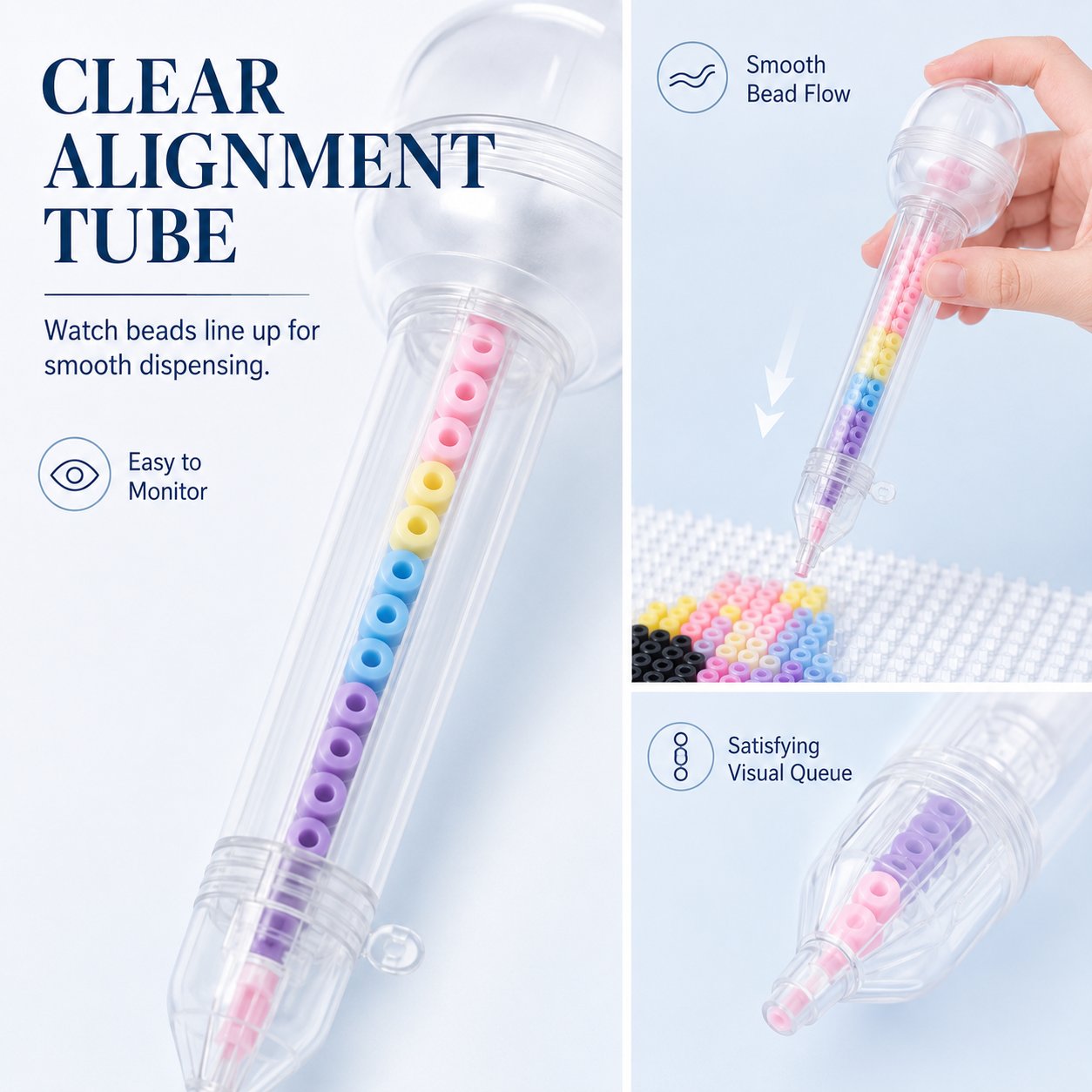 ✨ Push Bead Dispenser Pen 🎨