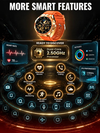 Stylish multi-functional sports monitoring watch
