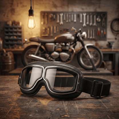 🔥Hot Sale - 49% OFF 🕶️ OTG Vintage Motorcycle Goggles (Fits Over Glasses)