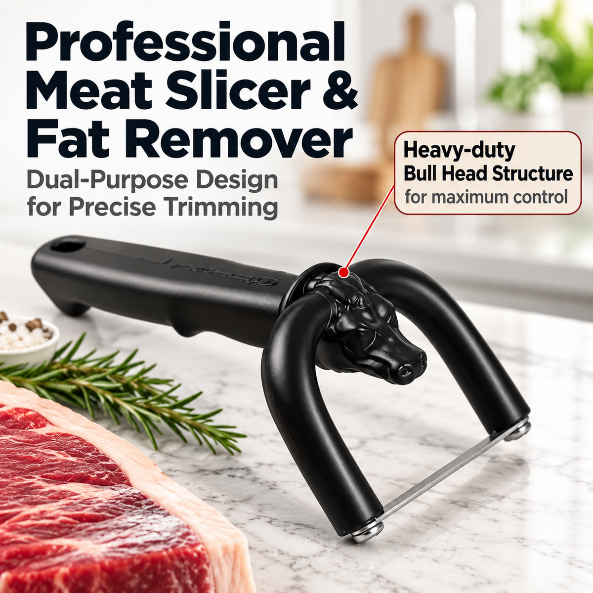 🍖Handheld Ergonomic Meat Slicer - Suitable for slaughtering, grilling, meat processing and home kitchens