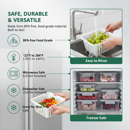 💥New Arrivals  Now Selling Fast🔥5 Pack Fridge Organizers and Storage