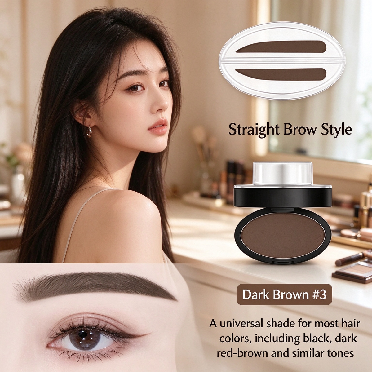 Eyebrow Stamp Powder Kit