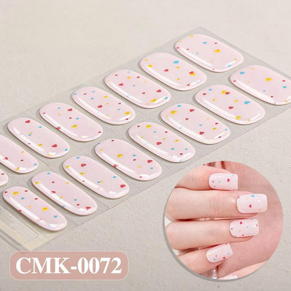 UV-Free Gel Nail Wraps | 5-Minute Salon-Shine Manicure