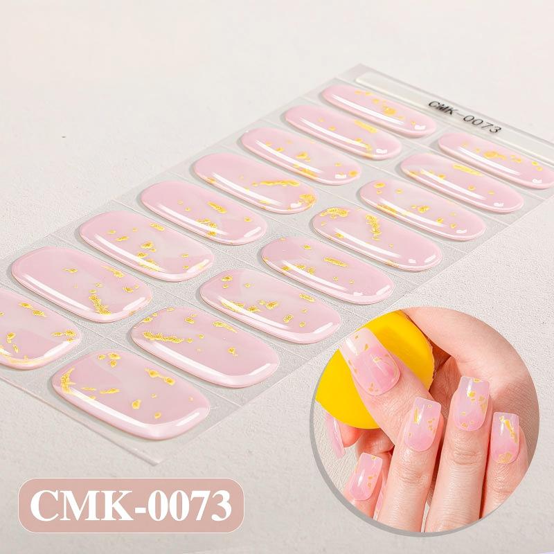 UV-Free Gel Nail Wraps | 5-Minute Salon-Shine Manicure